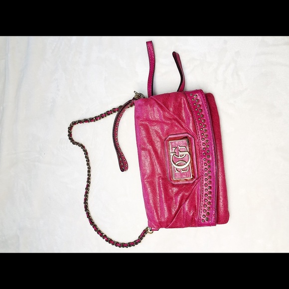 Guess shoulder bag folding with zipper and logo - Picture 1 of 7